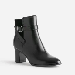 Boots en cuir et cuir velours^Caprice Sale