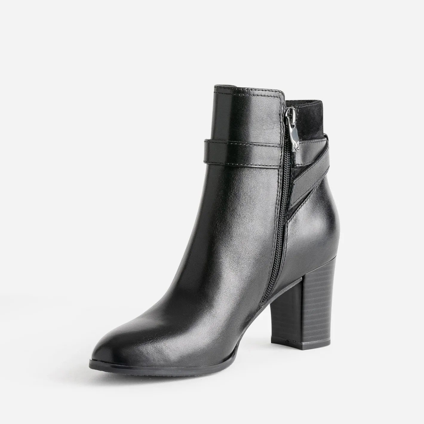Boots en cuir et cuir velours^Caprice Sale