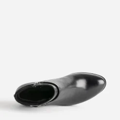 Boots en cuir et cuir velours^Caprice Sale
