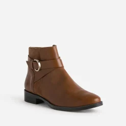 Boots cuir bi-matière^Eram Flex New