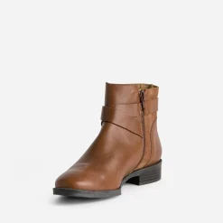 Boots cuir bi-matière^Eram Flex New
