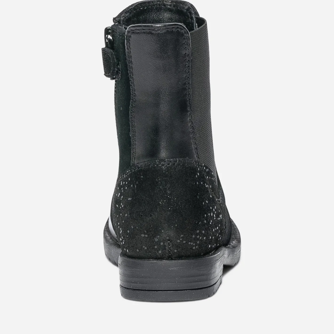 Boots en cuir et cuir velours^Eram Online