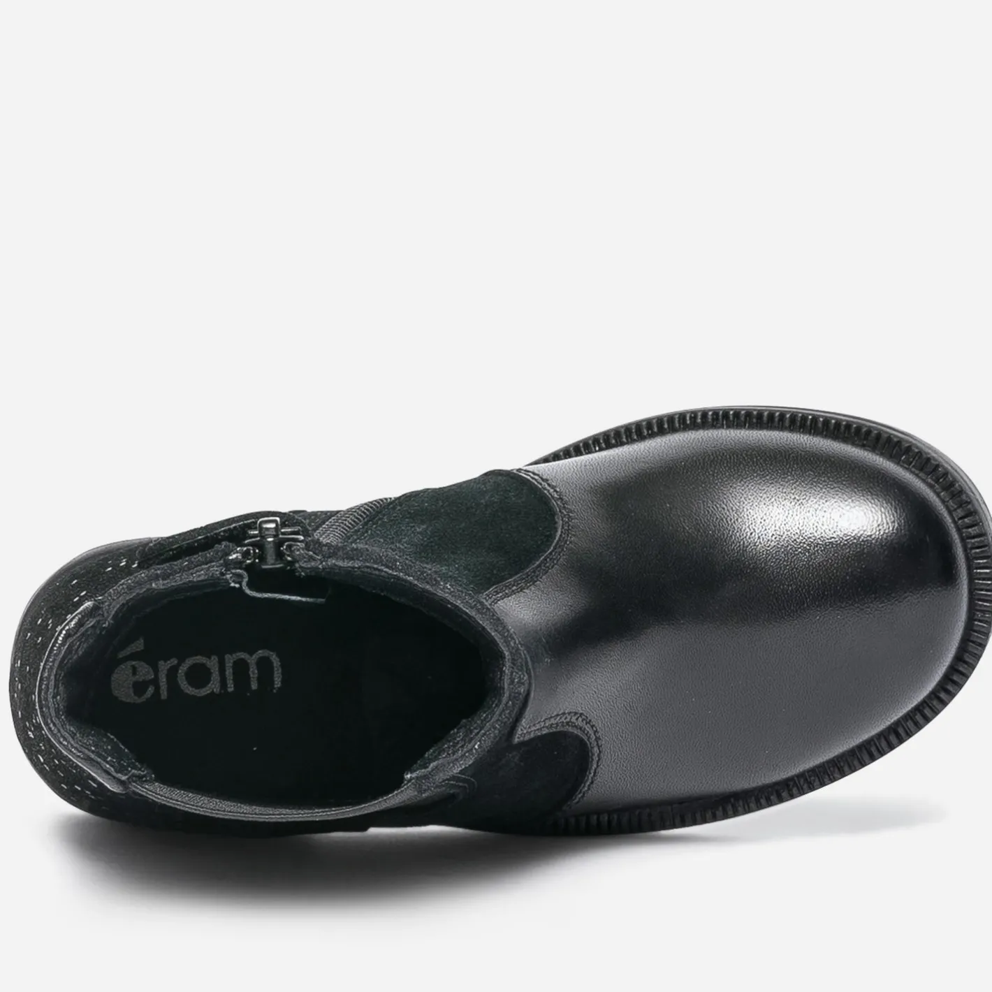Boots en cuir et cuir velours^Eram Online
