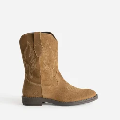 Boots western cuir velours^Buggy Sale