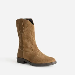 Boots western cuir velours^Buggy Sale