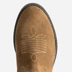 Boots western cuir velours^Buggy Sale