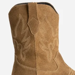 Boots western cuir velours^Buggy Sale