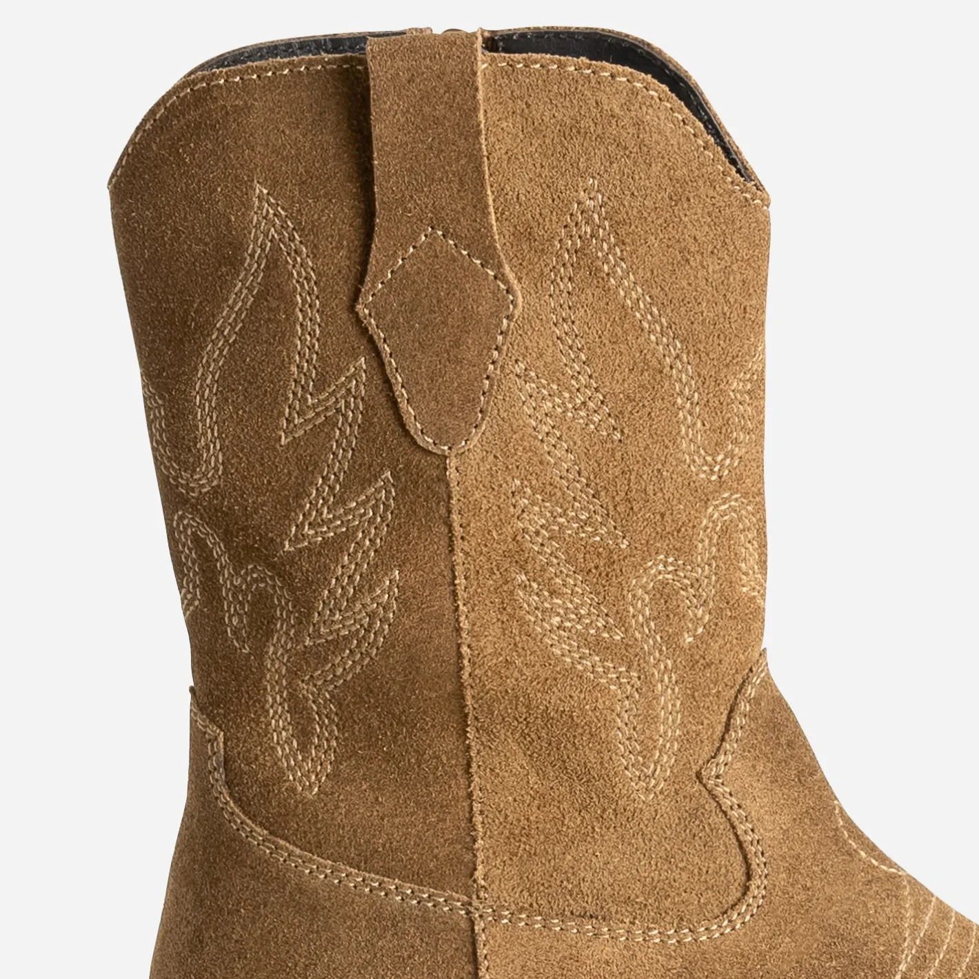 Boots western cuir velours^Buggy Sale