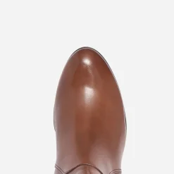Botte à talon en cuir et textile^Caprice Sale