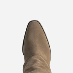 Botte fourreau cuir velours^Texto Hot