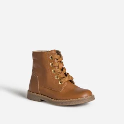 Bottine cuir œillets-fleurs^Buggy