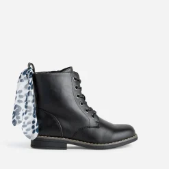 Bottine cuir détails rubans^Buggy Hot