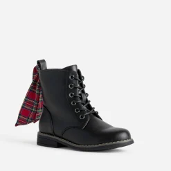 Bottine cuir détails rubans^Buggy Hot