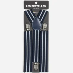 Bretelles élastiquées rayées blanc^Eram Best