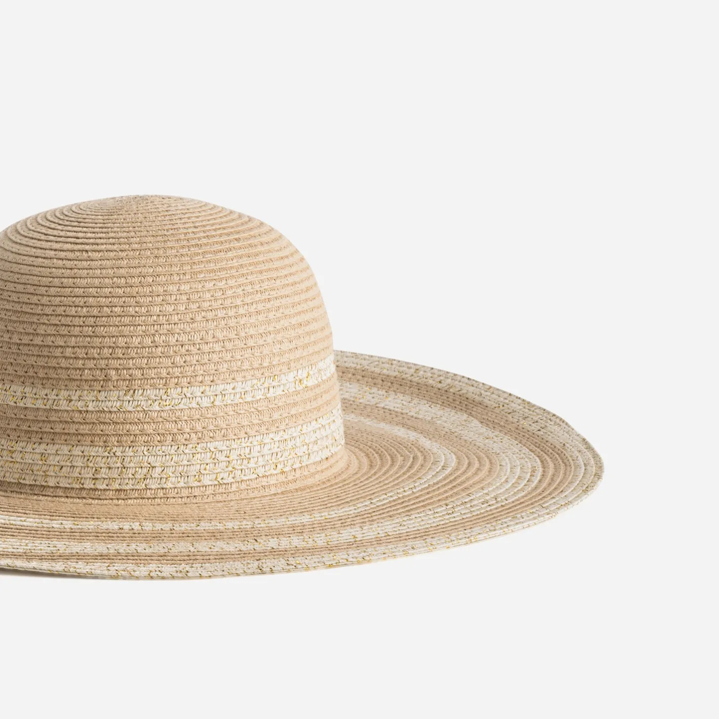 Capeline camel et fils dorés^Eram