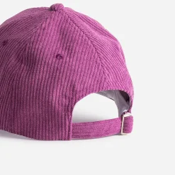 Casquette foncé en velours côtelé^Texto New