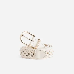 Ceinture écrue façon macramé^Texto Best