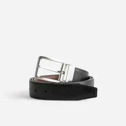 Ceinture homme réversible noire et cognac^Eram