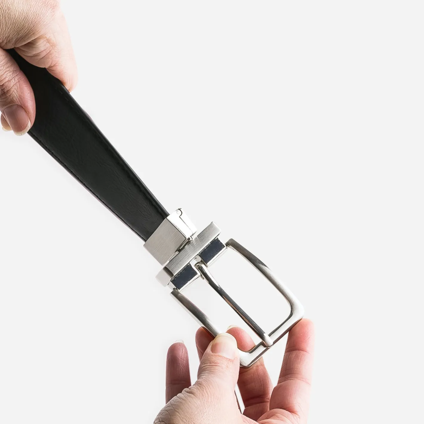 Ceinture homme réversible noire et cognac^Eram