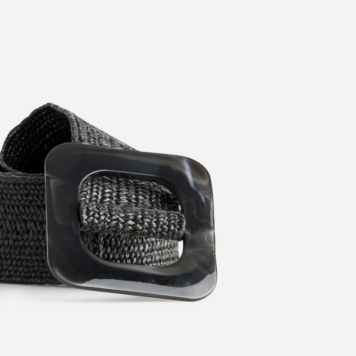 Ceinture e tressée boucle résine^Eram Online