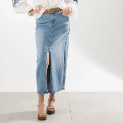 Ceinture cuir velours^Texto Discount
