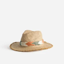 Chapeau paille papier galon tressé^Texto Best