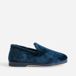 Charentaise bleue cocooning fourrée^Eram