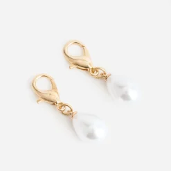Charms dorés métal cœurs et perles^Eram Sale