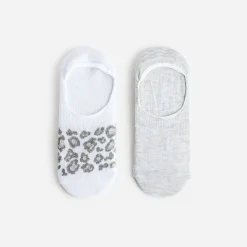 Chaussettes invisibles hes et grises^Eram