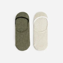 Chaussettes invisibles et beige pailletées^Eram Best