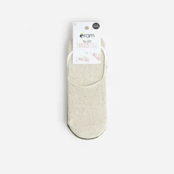 Chaussettes invisibles et beige pailletées^Eram Best
