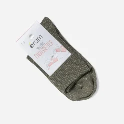 Chaussettes pailletées côtelées^Eram New