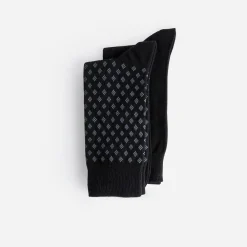 Chaussettes es et jacquard motif graphique^Eram Best
