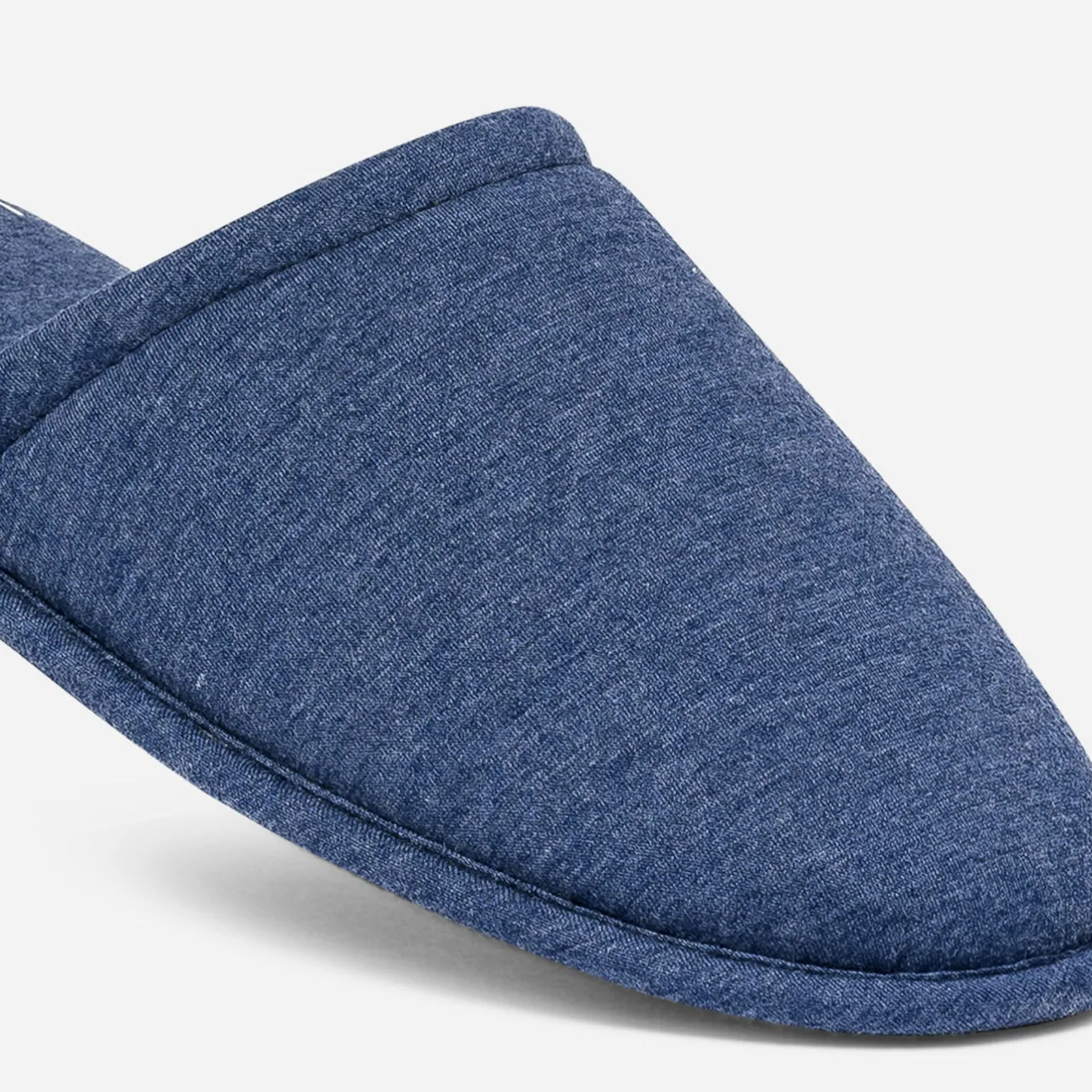 Chausson-mule bleu en textile^Eram Sale