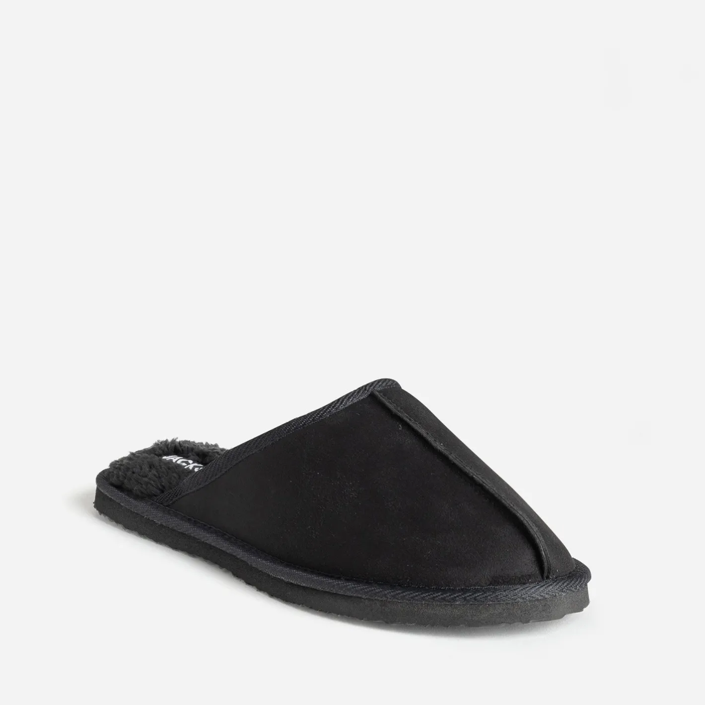 Chausson-mule JACK&JONES suédé fourré^Jack & Jones New