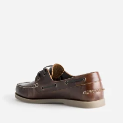 Chaussure bateau cuir^Eram Discount