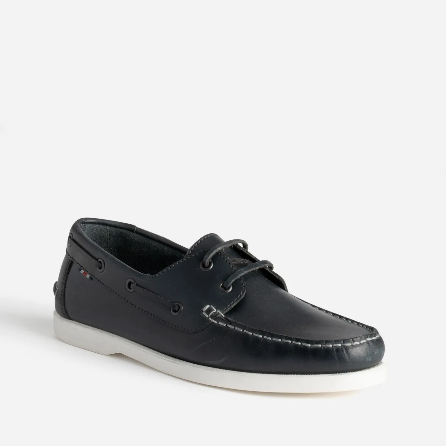 Chaussure-bateau en cuir^Eram Sale