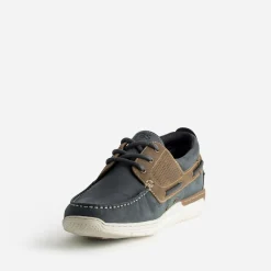 Chaussure-bateau et marron cuir^Tbs Sale