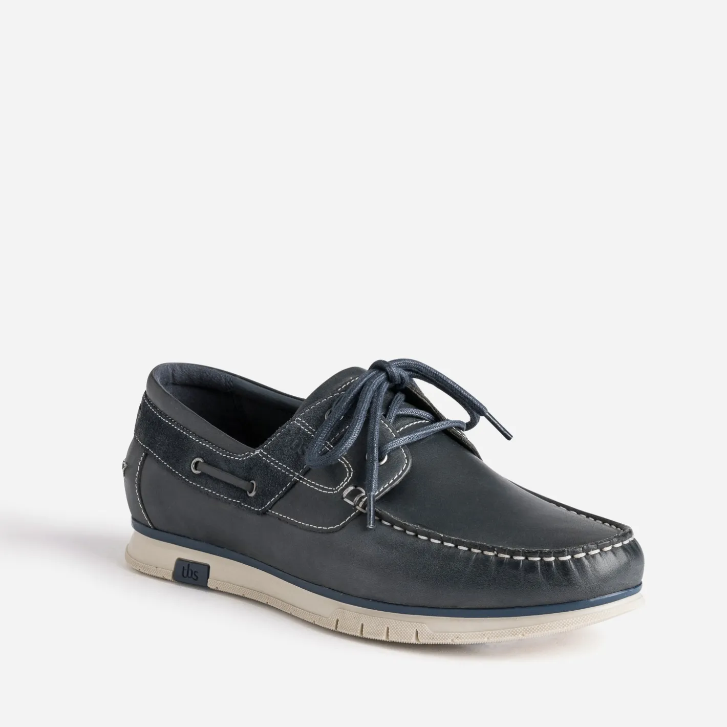 Chaussure-bateau en cuir^Tbs Sale