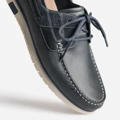 Chaussure-bateau en cuir^Tbs Sale