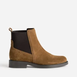 Chelsea boots cuir velours^Eram Best