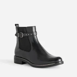 Chelsea boots en cuir bride cloutée^Caprice New