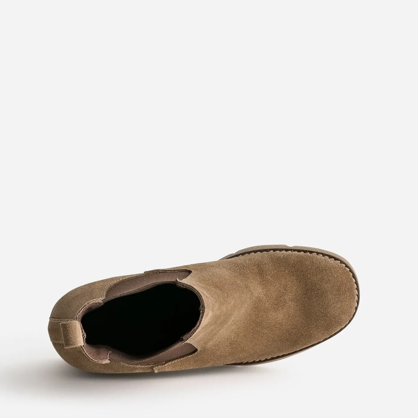 Chelsea boots compensé cuir velours^Eram Online