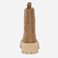Chelsea boots cranté cuir velours^Texto Discount