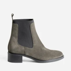 Chelsea boots cuir velours^Eram Discount