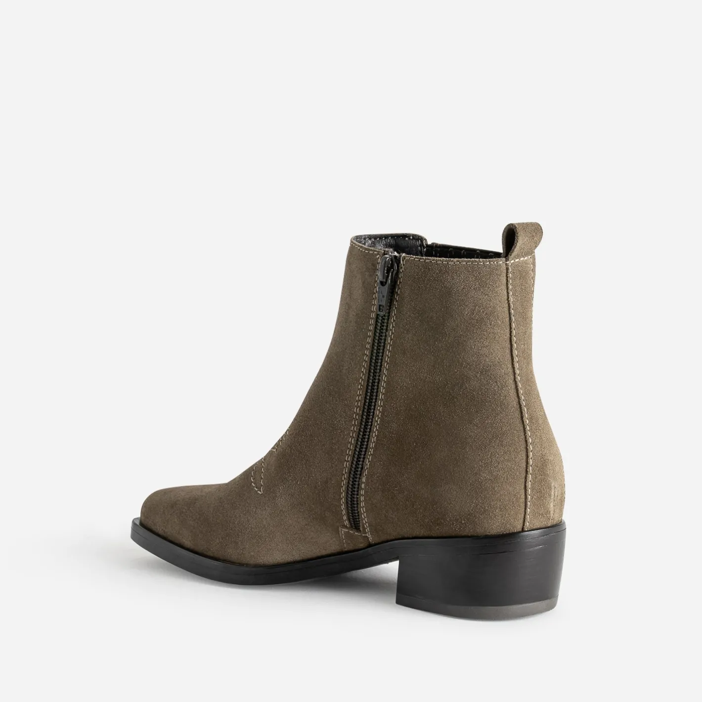 Chelsea boots cuir velours^Texto Discount