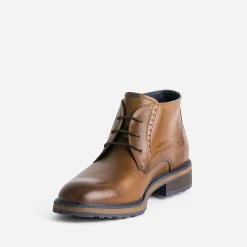 Chukka boots marron en cuir^Fluchos Best