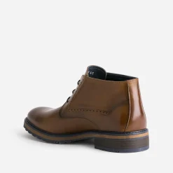 Chukka boots marron en cuir^Fluchos Best