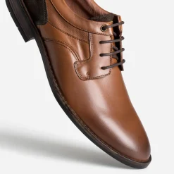 Derby camel cuir^Eram Discount