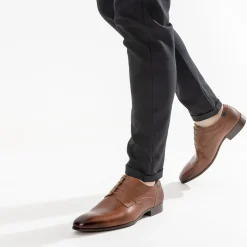 Derby camel en cuir éco-conçu^Eram Hot